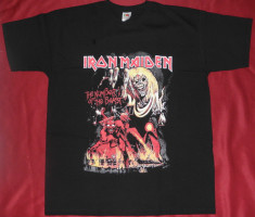 Tricou Iron Maiden - Number of the Beast marimea L ,calitate 180 grame foto