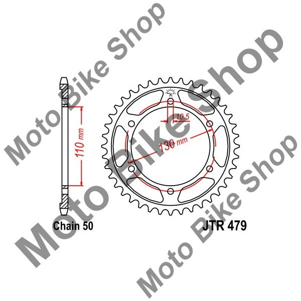 MBS Pinion spate 530 Z45, Cod Produs: JTR47945