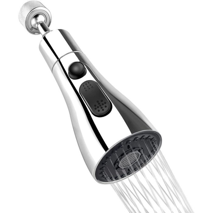 Aerator robinet pivotant, Adaptor inclus, Extensie cu 3 moduri utilizare, Compatibilitate universala, Rotatie 360 grade, Pentru chiuveta bucatarie, Ar