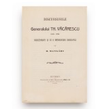 B. Mang&acirc;ru, Discursurile generalului Th. Văcărescu, 1915