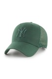 47 brand șapcă MLB New York Yankees culoarea verde, uni, B-BRANS17CTP-DGD
