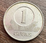 C50 - Moneda foarte veche - Lituania - 1 litai - 2001