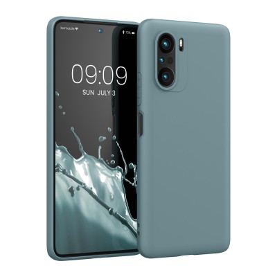 Husa pentru Xiaomi Mi 11i / Poco F3, Silicon, Verde, 57026.207, kwmobile foto