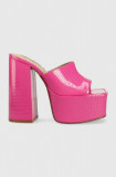 Cumpara ieftin Steve Madden papuci Trixie femei, culoarea roz, cu toc drept, SM11002169
