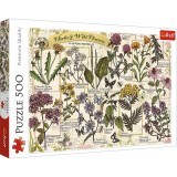 PUZZLE TREFL 500 PLANTE SI FLORI SALBATICE, TREFL 500P