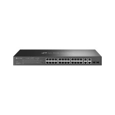 Switch 24 x PoE RJ45 10/100 Mbps, 2 x RJ45 1G, 2 x combo SFP/RJ45 1G, L2 Management - TP-Link Omada SL2428P