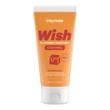Lubrifiant cu aromă INTYMATE Wish Caramel, formulă naturală pe bază de apă, aromă de caramel, 100 ml