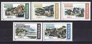 C849 - Romania 1999 - Manastiri 5v.neuzat,perfecta stare foto