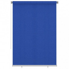Jaluzea tip rulou de exterior, albastru, 160x230 cm, HDPE GartenMobel Dekor
