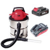 Aspirator cenusa, 20V Li-ion, cu acumulator 2 Ah, incarcator, 18 L, filtru Hepa, Worcraft GartenVIP DiyLine