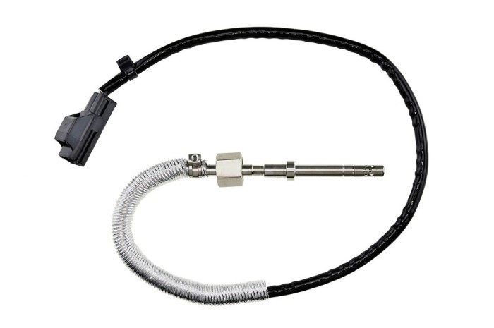 Senzor temperatura filtru particule Chrysler Grand Voyager 2.8crd 2007-, Voyager 2.8crd 2004- Jeep Cherokee 2.8crd 2008-, Drept - in spate la cataliz