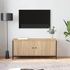 VidaXL Comodă TV cu uși, stejar sonoma, 102x35x45 cm, lemn prelucrat 826291