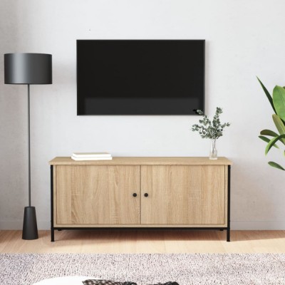 vidaXL Comodă TV cu uși, stejar sonoma, 102x35x45 cm, lemn prelucrat 826291 foto