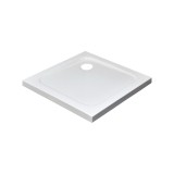 Cadita dus patrata acrilica Modena Slim 80x80x5.5 cm, joasa, alba. Diverse dimensiuni: 70x100, 90x80, 120x70, 90x70, 100x70, 80x100, 90x90...