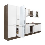 Mobilier de bucătărie Yorki 370, &icirc;n varianta cu frigider cu congelator &icirc;n partea de jos, fără blat de lucru
