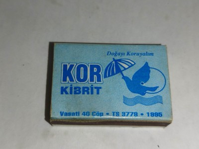 bnk div - Cutie de chibrituri - Turcia - Kor Kibrit 1995 foto