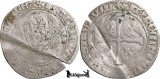 1436-1461, Blanc au Briquet - Carol al VII-lea - Dijon - Regatul Franței, Europa, Argint