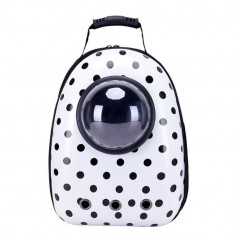 Rucsac transport animale de companie, tip capsula astronaut, Dalmatian, Gonga foto