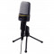 Microfon universal aux, trepied, jack 3.5 cm, compatibil smartphone, negru MultiMark GlobalProd