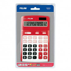Calculator de birou Milan,12 cifre, roșu - ***