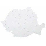 Sablon harta Romaniei Flaro, 185 x 255 mm