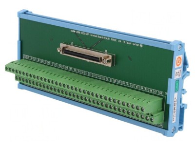 Bloc Terminal SCSI-II 68pin pentru Șină DIN PCI-1710 ADAM-3968-AE foto