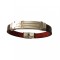Bratara din piele ecologica, Cruce, Inox, A4B103