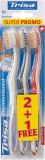 Periuta de dinti manuala Trisa Pro Interdental Trio Medium, 2+1