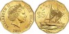 Insulele Cook 2015 - 5 dollars UNC