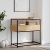 VidaXL Masă consolă din stejar Sonoma, 75x40x75 cm, lemn stratificat 834156