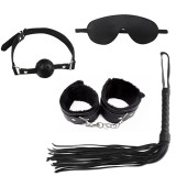 Set accesorii fetish Expert 4pcs Black