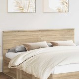 vidaXL Tăblie cap cu headboard Stejar Sonoma 200 cm Lemn compozit 888256
