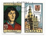 Romania (648) - Aniversari I - N. Copernic, 1973, obliterata cu vinieta