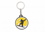 Snowboard keychain - galben