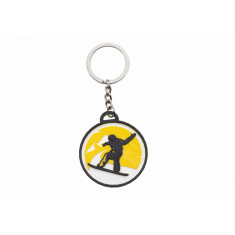 Snowboard keychain - galben