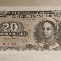 România / RPR - 20 Lei (15 iunie 1950) sU/1 0545039