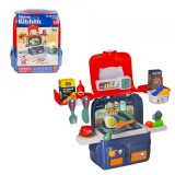 Play set bucatarie in ghiozdanel, 42 piese, Oem