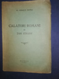 George potra călători romani &icirc;n tari straine