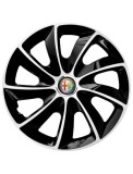 Cumpara ieftin Set 4 Capace Roti Autohelix MSA&reg; potrivite jantelor de 16 inch, pentru Alfa Romeo, model Stig Extra Black &amp; White