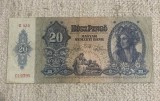Bancnota 20 Pengo 1941 Ungaria