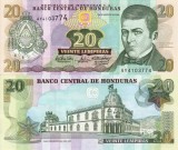Honduras 20 Lempiras 2004 UNC Bancnota Straina America Ne circulating