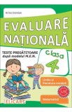 Evaluare Nationala. Teste pregatitoare dupa modelul M.E.N. Limba romana. Matematica. Clasa a IV-a