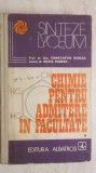 Constantin Rabega, Maria Rabega - Chimie pentru admitere in facultate, vol. I, 1973, Albatros