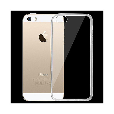 Husa silicon TPU Apple iPhone 5s Ultra Slim transparenta foto