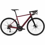 Bicicletă electrică de șosea E-EDR AF Shimano 105 Di2 2x12S Roșu, Van Rysel