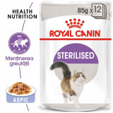 Cumpara ieftin Royal Canin Sterilised Adult hrana umeda pisica sterilizata (in aspic), 12 x 85 g