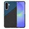 Husa pentru Samsung Galaxy A36 A366, Techsuit, Carbonite FiberShell, Neagra Bleu