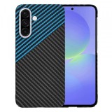 Husa pentru Samsung Galaxy A36 A366, Techsuit, Carbonite FiberShell, Bleu