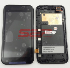 LCD+Touchscreen cu Rama HTC Desire 310 BLACK foto