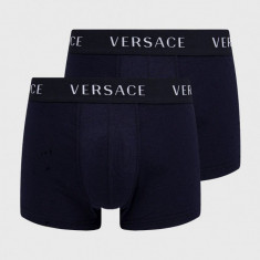 Versace boxeri (2-pack) bărbați, culoarea bleumarin